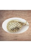 Maolia - Collier pendentif cristal doré ou argenté