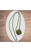 Maolia - Sautoir petit sac bronze