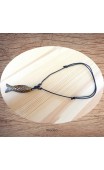 Maolia - Collier pendentif os de buffle poisson