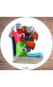 Maolia - Lettres émaillées de couleur pour bracelet cuir