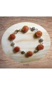 Maolia - Bracelet fleurs pierre naturelle 