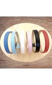 Bracelet couleur synthétique qualité premium
