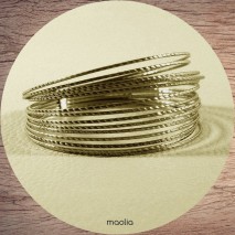 Maolia - Bracelet anneaux martelés argent