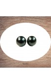 Boucles d'oreilles véritable perle de culture 12 mm