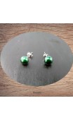 Boucles d'oreilles perle de culture 7-8 mm couleur choix
