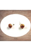 Boucles d'oreilles perle de culture 7 - 8 mm