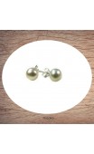 Boucles d'oreilles véritable perle de culture 5 mm