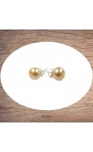 Boucles d'oreilles perles de culture 8mm 