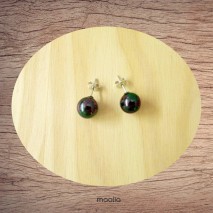 Boucles d'oreilles véritable perle de culture 10 mm