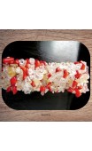 Bracelet en corail blanc et rouge